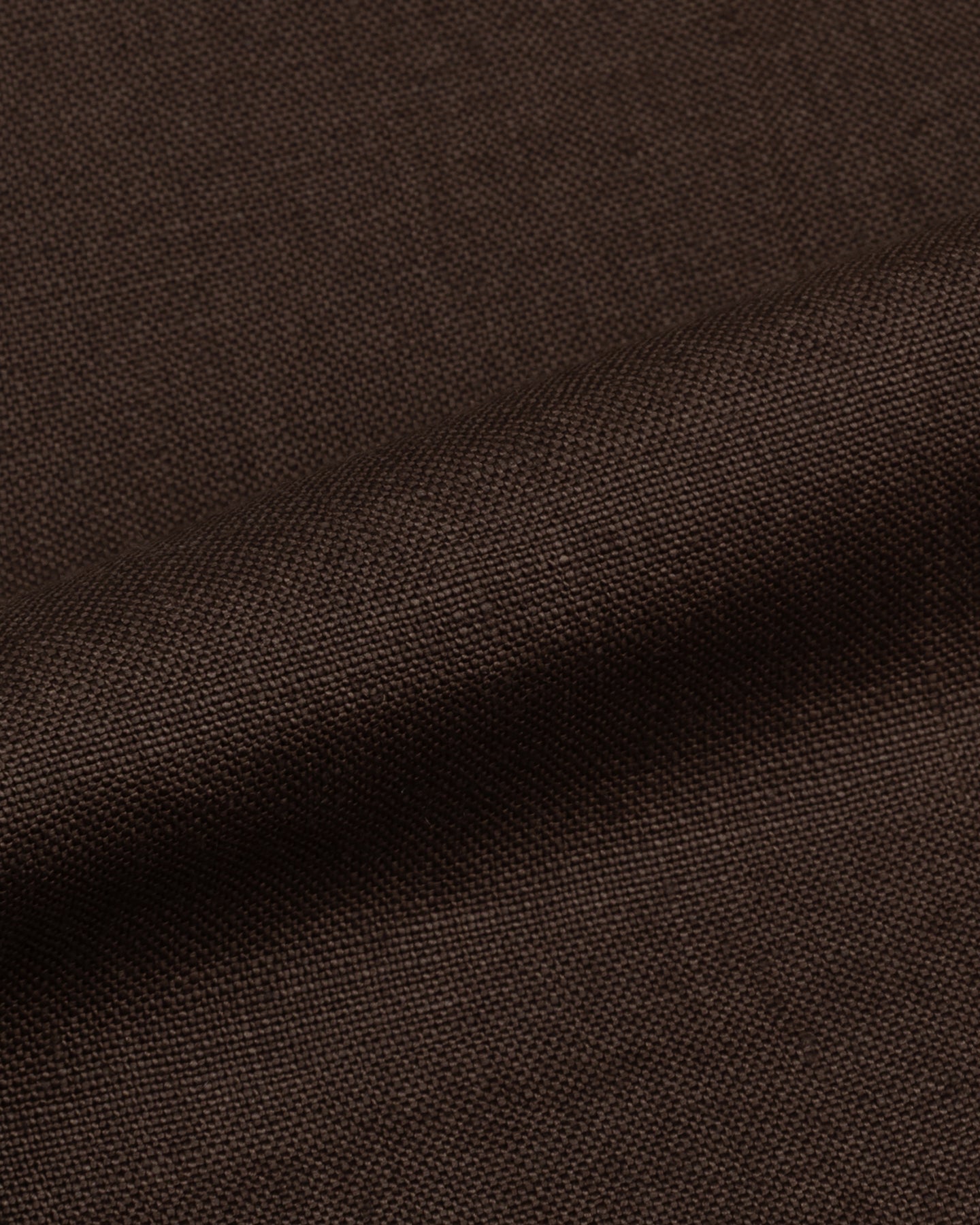 Dark Brown Irish Linen Fabric