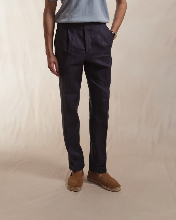 navy blue dress trousers Spier & Mackay Navy Suit Trousers