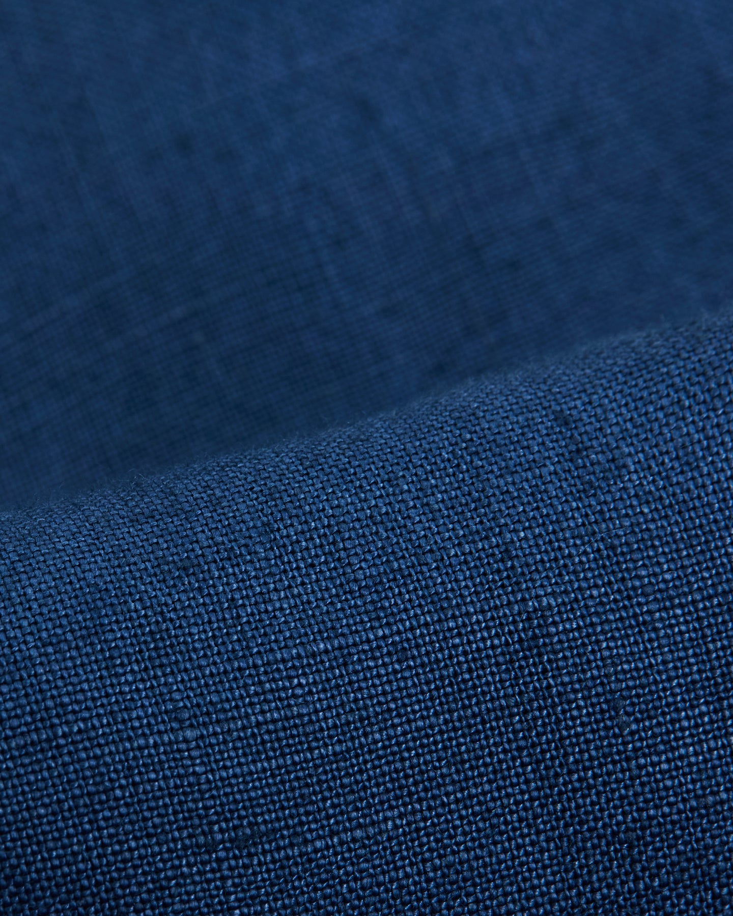 Blueberry Single Pleat Linen Trousers