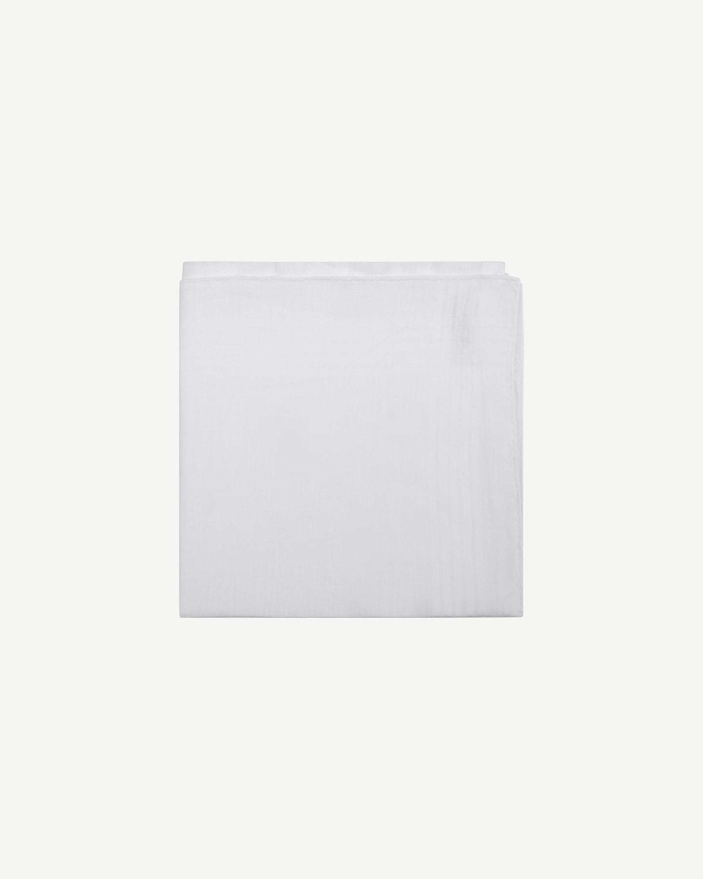 White linen handkerchief made from Irish lilnen