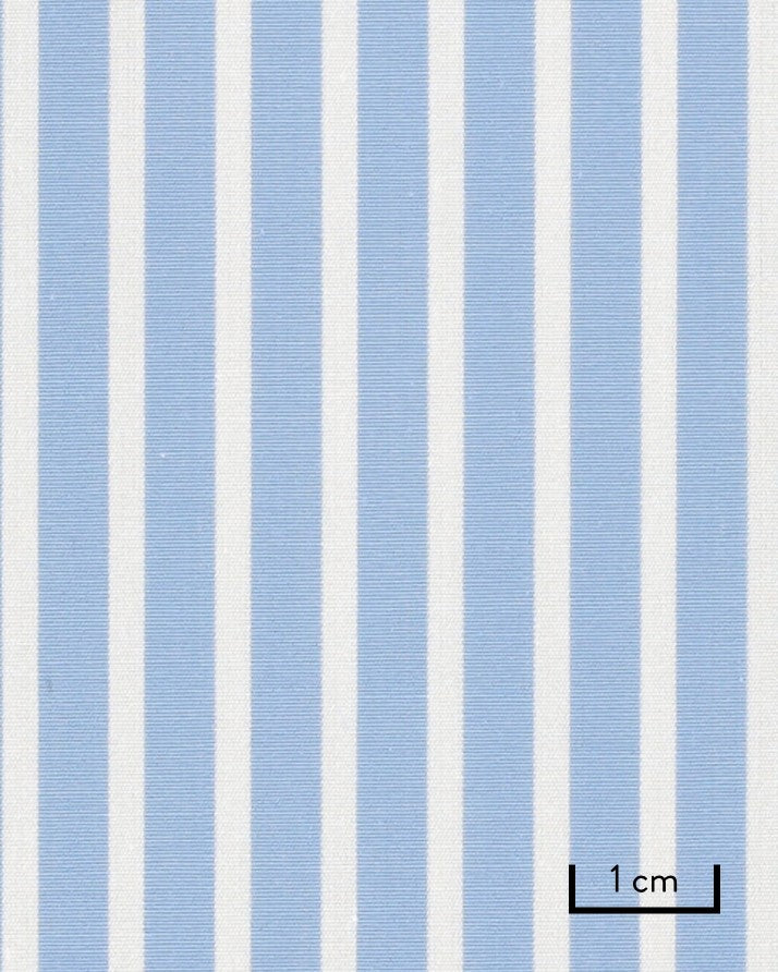Thomas Mason Light Blue Reverse Stripe 120s
