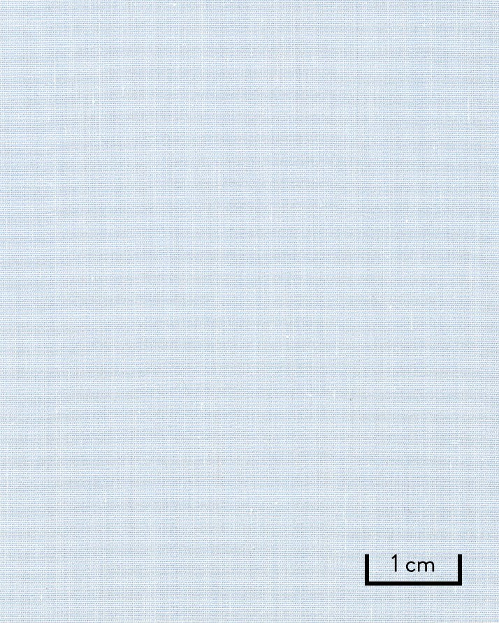 Ice blue non-iron end-on-end poplin shirt fabric by Thomas Mason