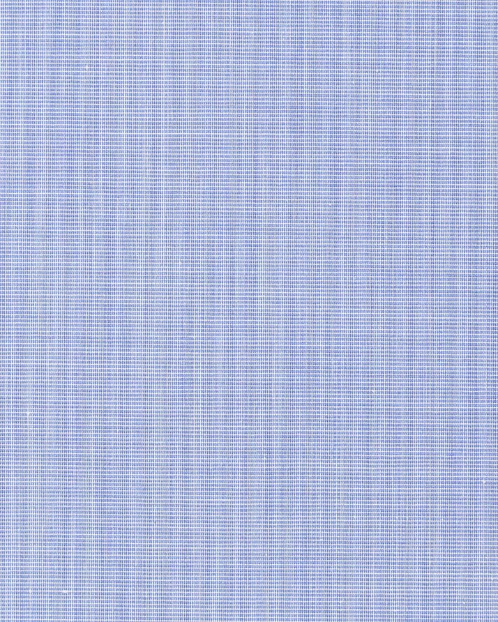 Light blue non-iron end-on-end poplin shirt fabric by Thomas Mason