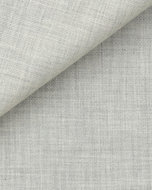 Thomas Mason Light Grey Cotton Cashmere Flannel