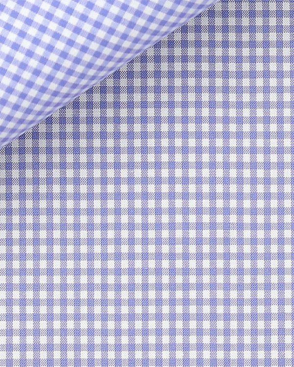 Thomas Mason Blue Gingham Zephyr