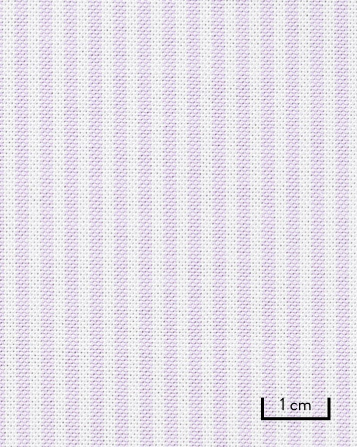Thomas Mason Lavender University Stripe American Oxford Cloth