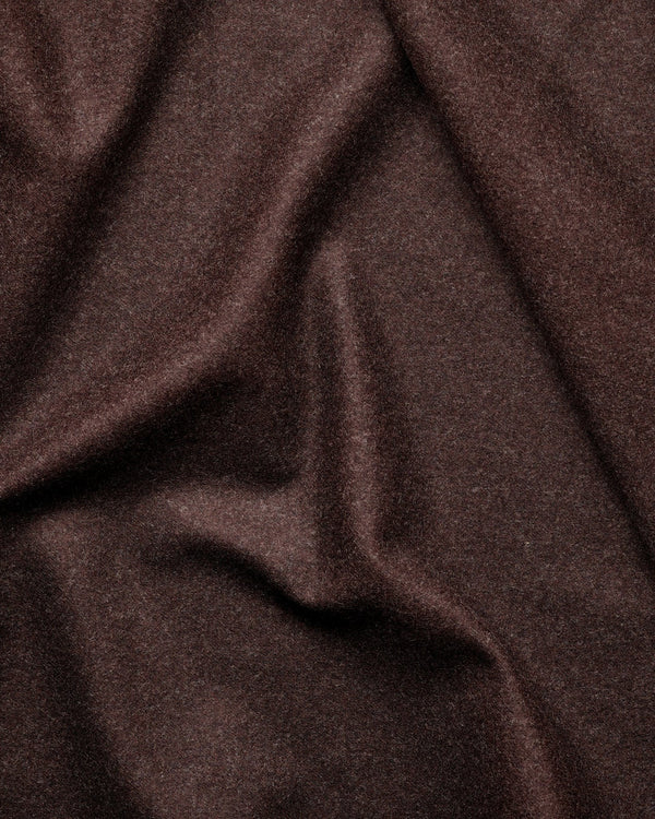 Fox Brothers Charcoal Brown Flannel