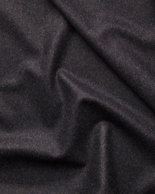 Fox Brothers Charcoal Navy Flannel