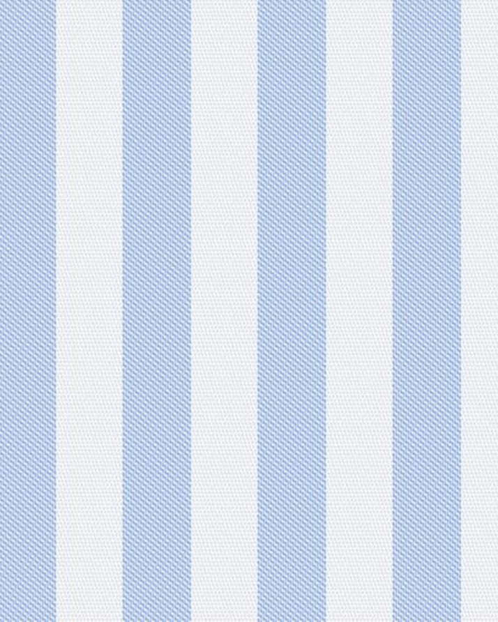 Grandi & Rubinelli Light Blue Twill Wide Stripe 140s