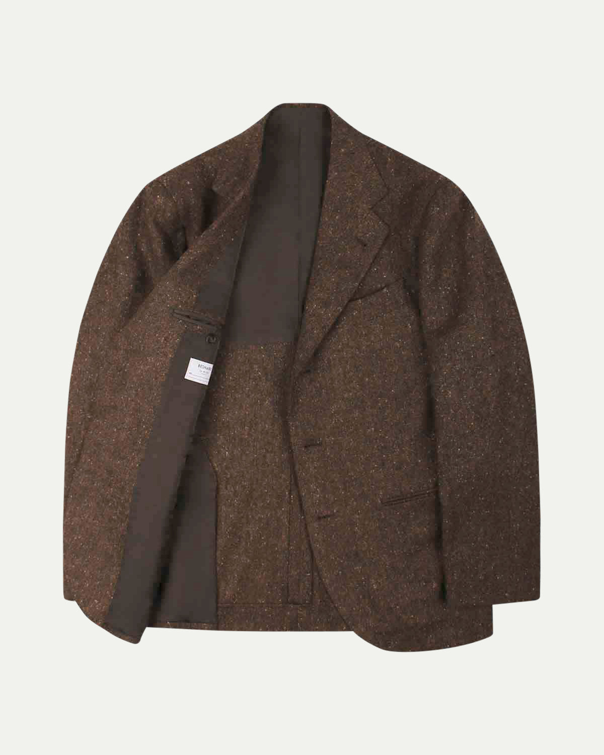 Made-To-Order Sport Coat Brown Donegal Tweed