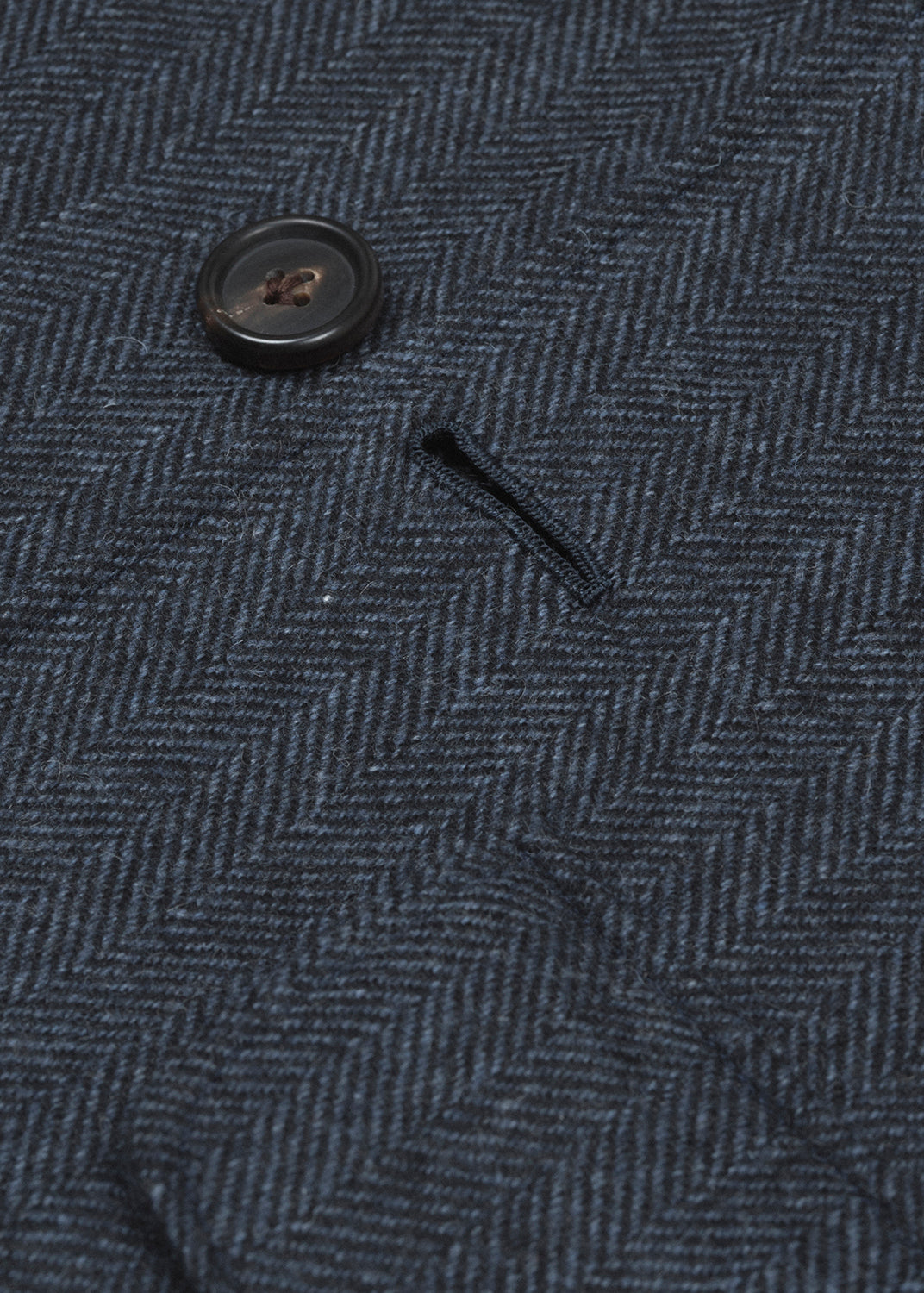 Safari Jacket Navy Herringbone