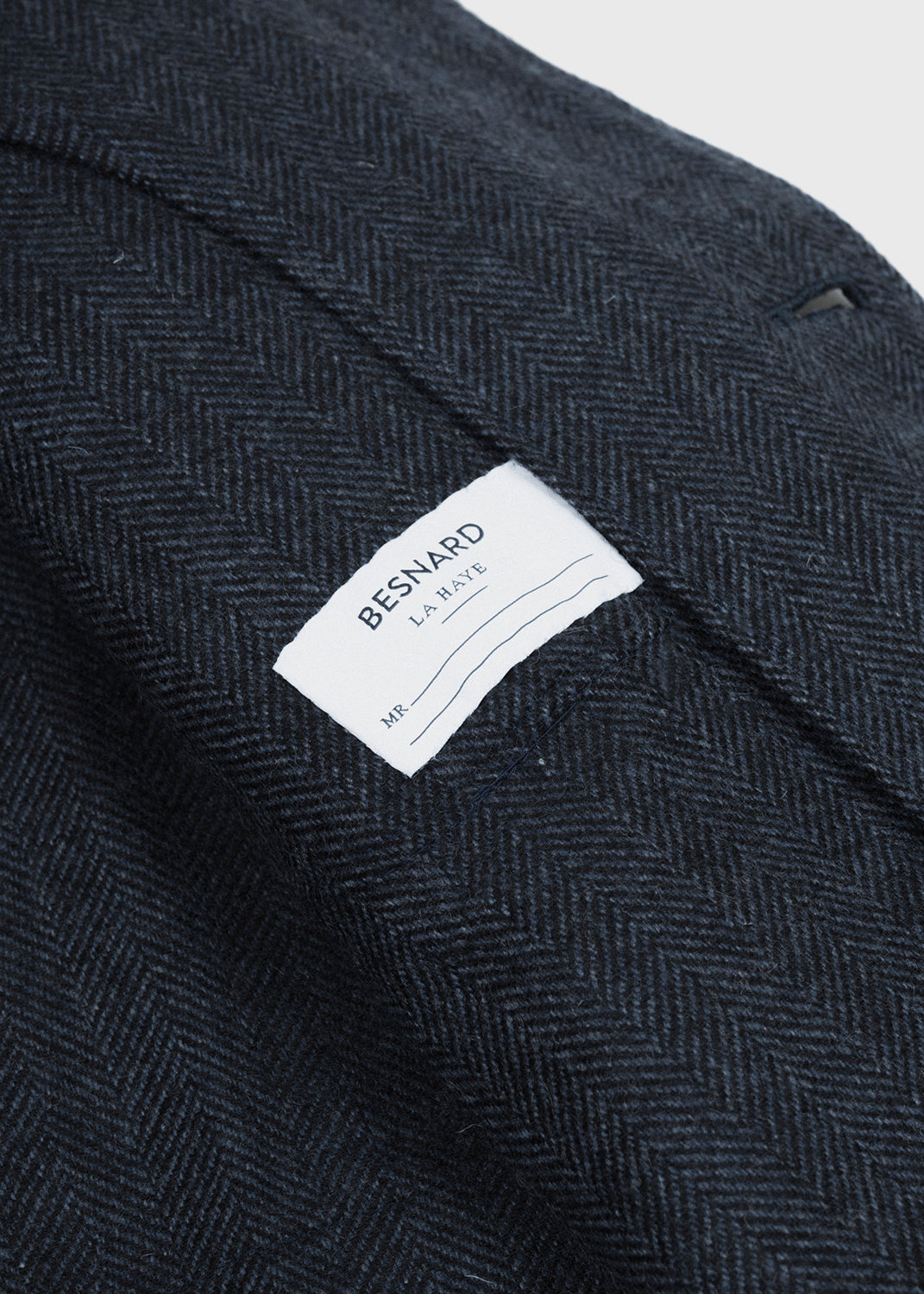 Safari Jacket Navy Herringbone