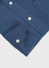 Dark Blue Oxford Cloth Button Down Shirt