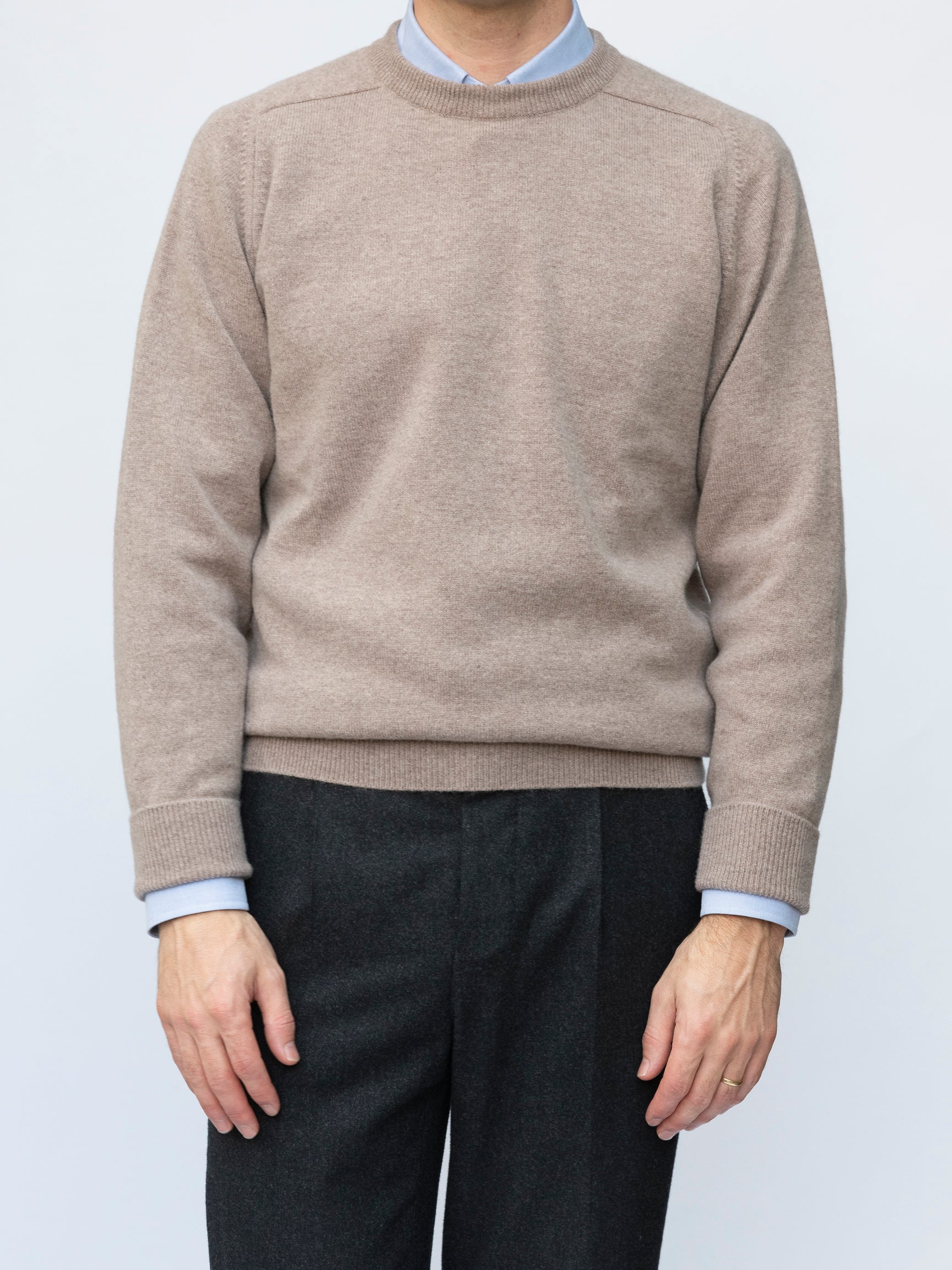 Lambswool best sale crewneck sweater