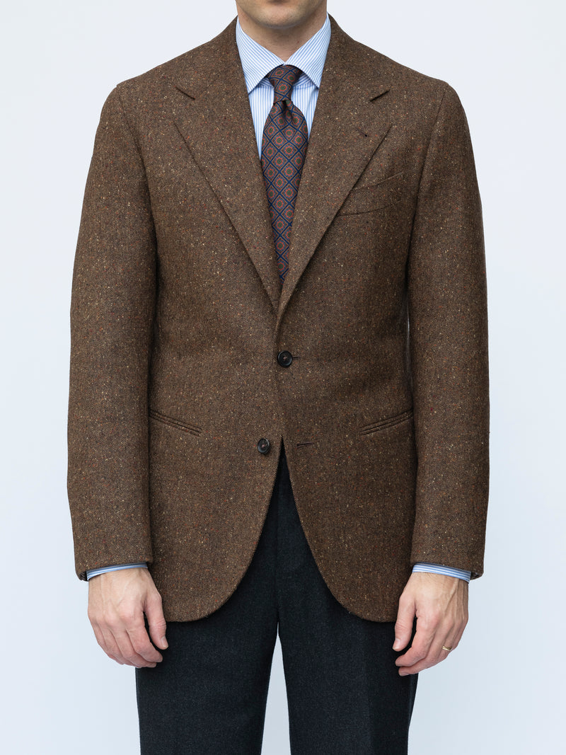 Brown Donegal Tweed Sport Coat