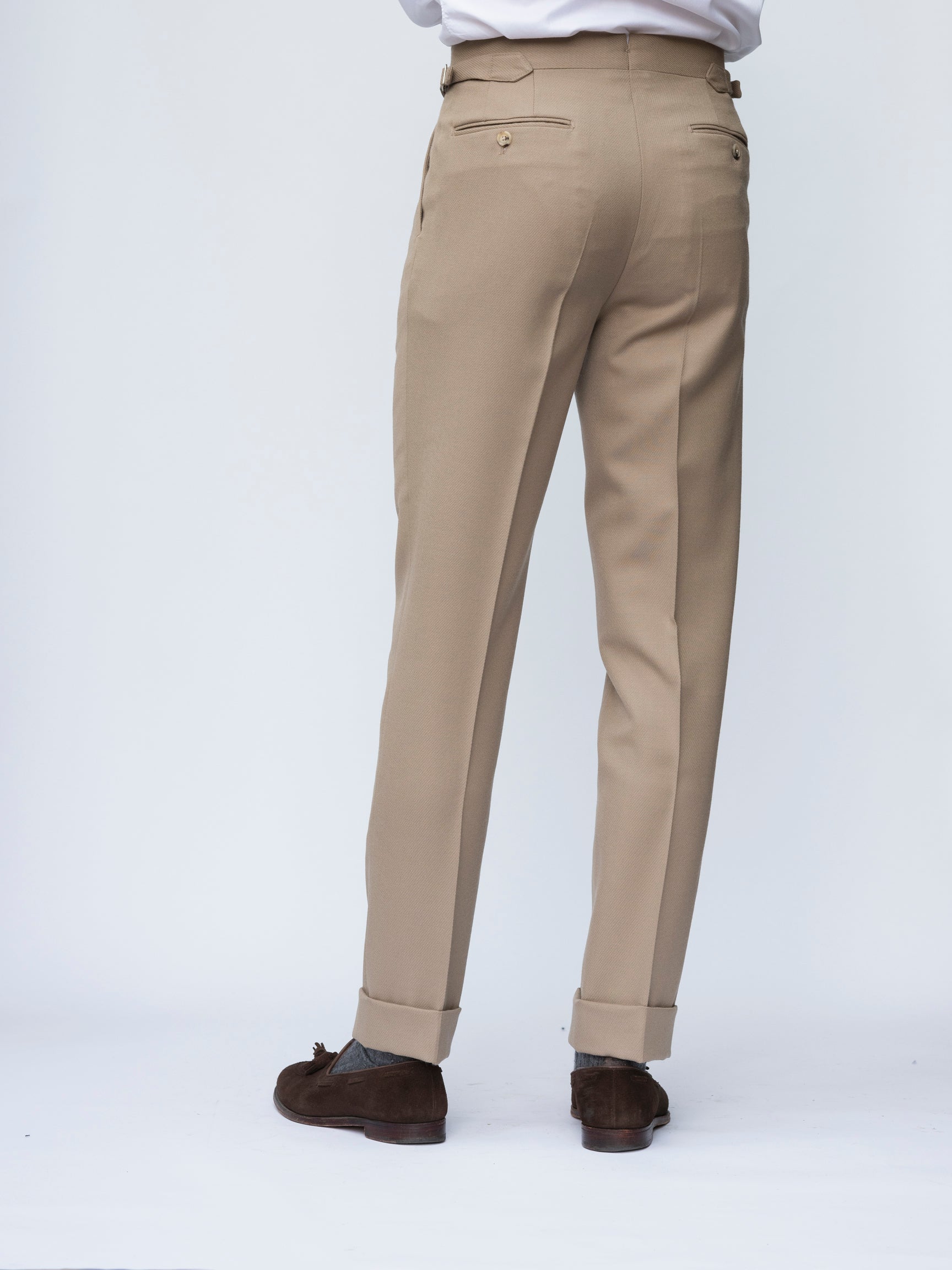 Buy Linen Club Solid Casual Mid-Rise Trouser for Men online