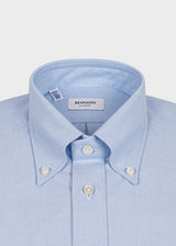 Ice Blue Oxford Cloth Button Down Shirt